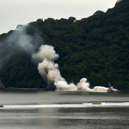 Flagrante Em V Deo Mostra Balsa Sendo Tombada Por Forte Ressaca