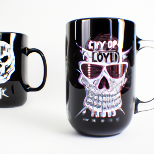 Descubra A Caneca De Vidro Lyor Caveira Rock Style De Ml Em Uma